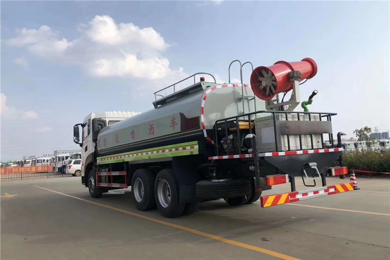 東風(fēng)天龍后八輪20噸噴霧車，國(guó)六綠化噴灑車